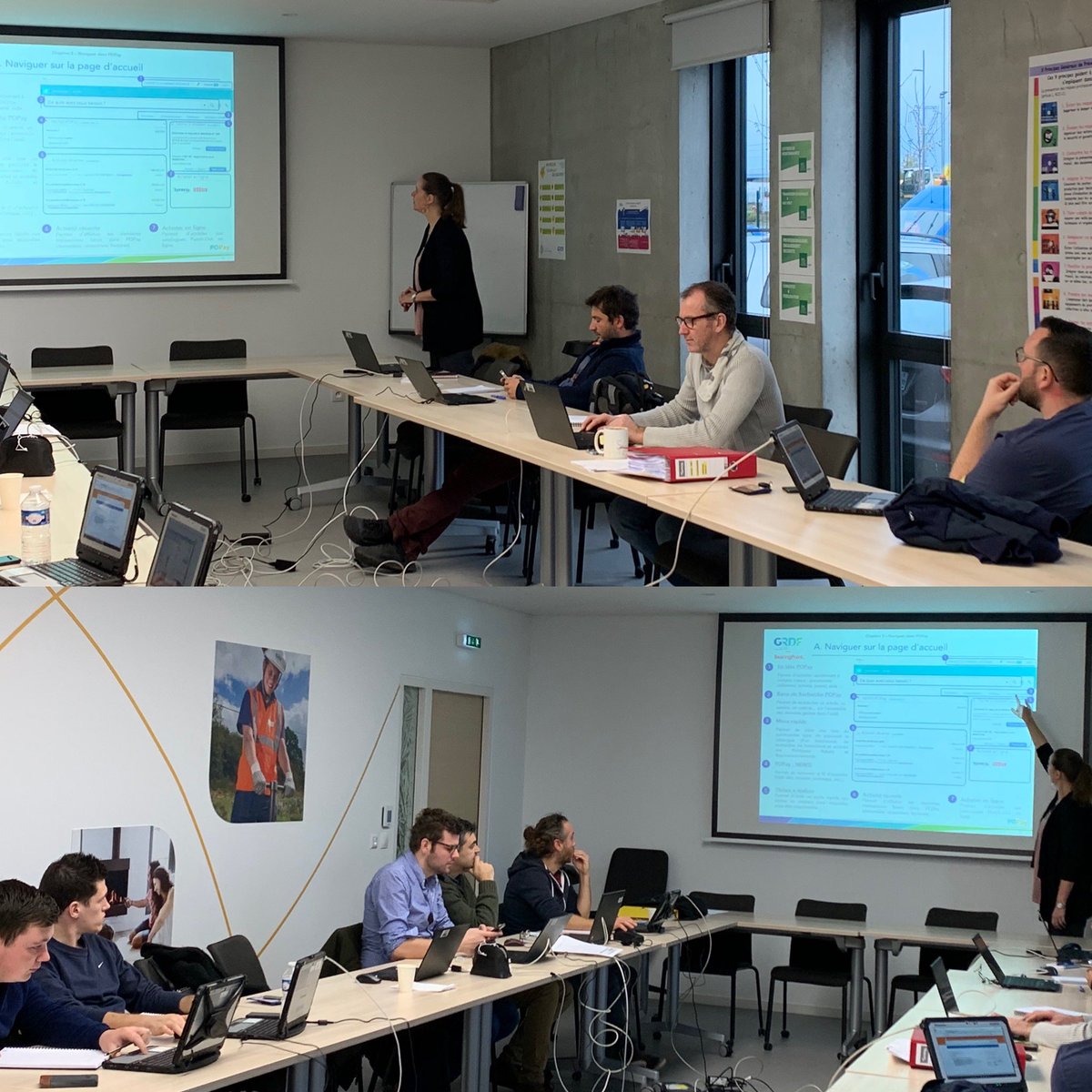 A Ifs, Céline Meneveau de l’#AION forme ses collaborateurs de la #MSGNO au nouvel outil POPay! Merci Céline!😅Corporate #DRNO🙂<a href="/CorinneCacheux/">Corinne Cacheux</a> <a href="/alexhainneville/">Alexandre</a> <a href="/ACarissimo86/">Carissimo</a> <a href="/WLGaz/">Whittenton Law Group LLC</a> <a href="/BoivinIsa/">isa_boivin</a>