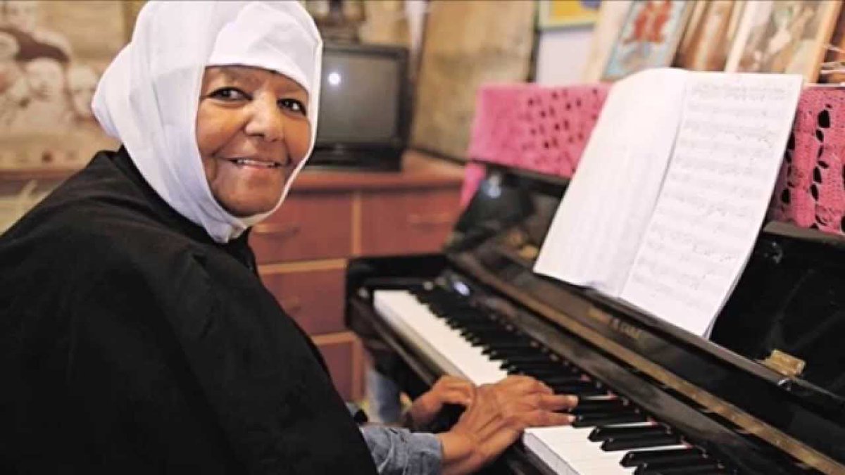 Emahoy Tsege Mariam Gebru pianist & composer. She was a political prisoner under fascist Italy. Her work is a fusion of western classical & chants of the Orthodox church. Her first record was released in 1967. In 2006, her solo piano album was released. 