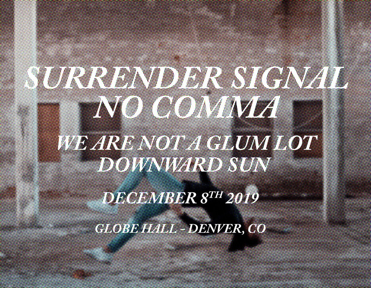 SurrenderSignal's tweet image. 12.08.19 eventbrite.com/e/surrender-si…