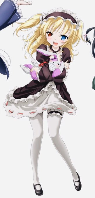 はがないの小鳩。
一期の初期の頃の版権イラスト。
隣に夜空が見切れてますな。 