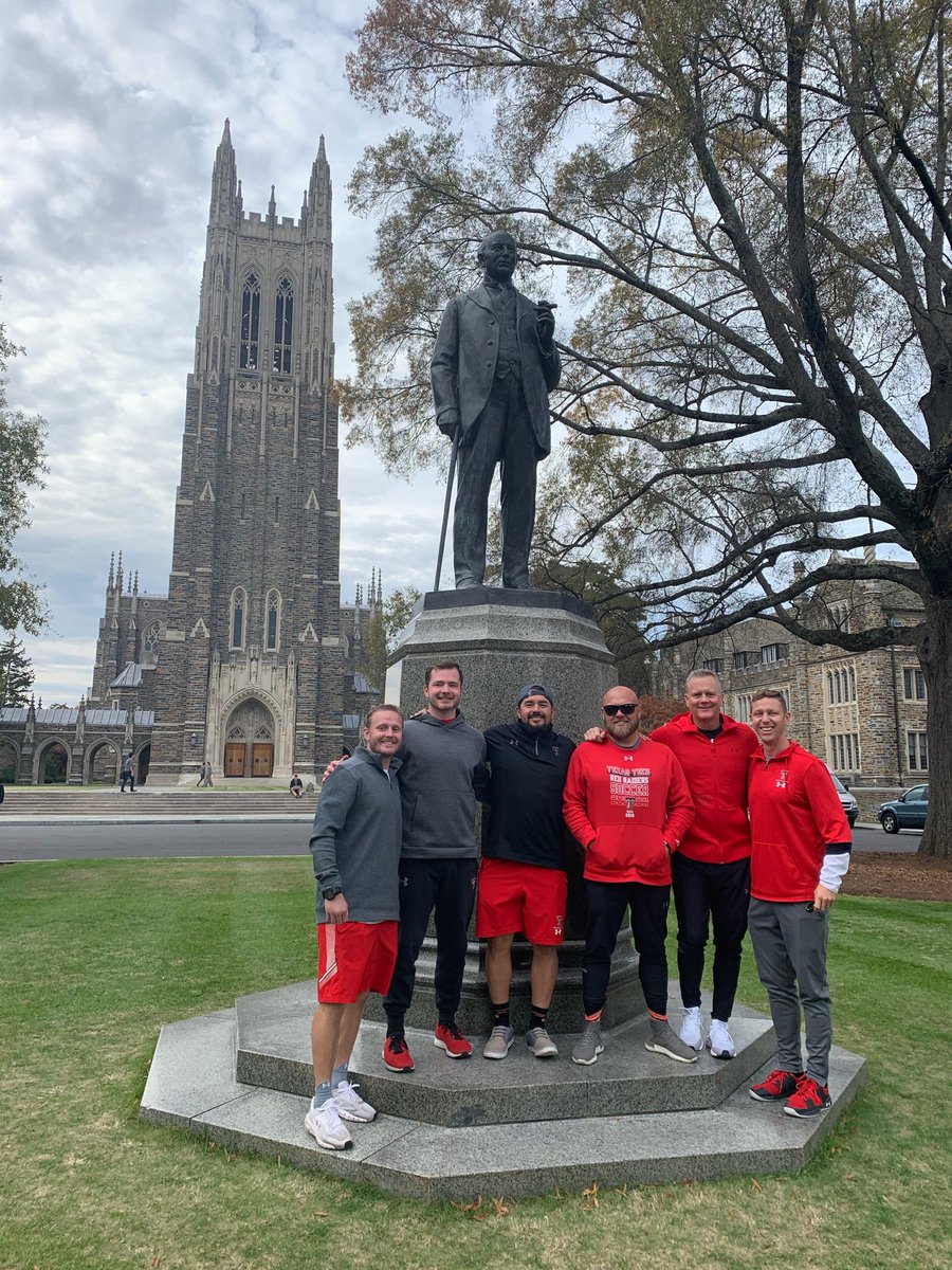 nhallam8's tweet photo. Sauntered about Duke campus today with the @texastechsoccer crew #hewenthere fave duke still ⁦@Jordandukee⁩ tho https://t.co/yy17Jhy74J
