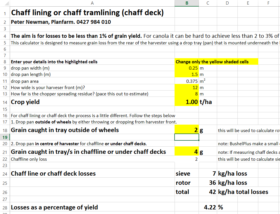 harvestloss's tweet image. I have just created a new harvest loss calculator - download here grdc.com.au/resources-and-… The only calculator designed to work with all of the Harvest Weed Seed Control tools. The colour hyperlinks won't work on your phone - use tabs at the bottom @theGRDC