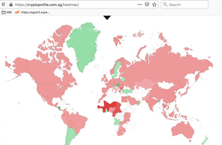 cryptoproglobal's tweet photo. This was taken a few days ago from CryptoProfile's bitcoin map showing BTC in red and now its really down 
https://t.co/T2UU3aaaYT 
#cryptoprofile #Blockchain #Crypto #cryptotrading #bitcoin #Bitcoinlive #bitcoinnews #bitcointrading https://t.co/xh0kpoo1bx