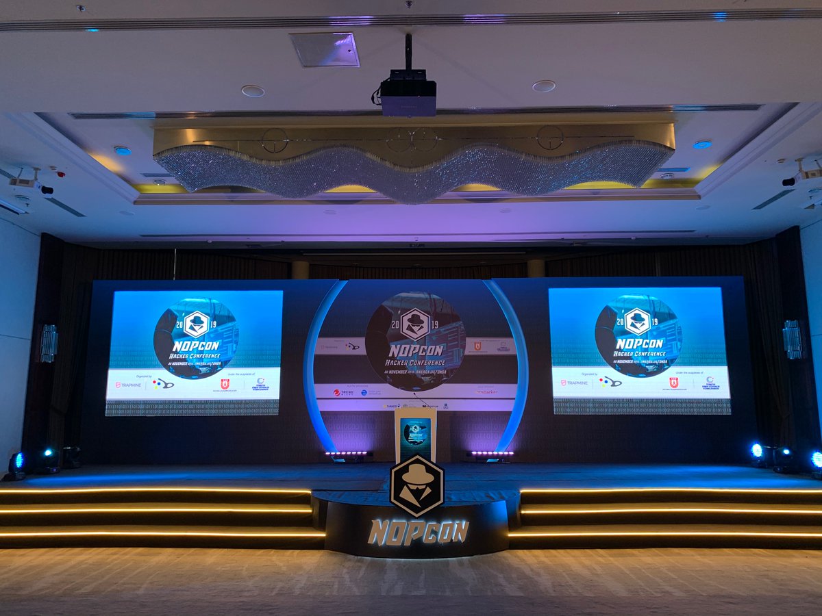 Cool #NOPCon upgrade. Nice venue.