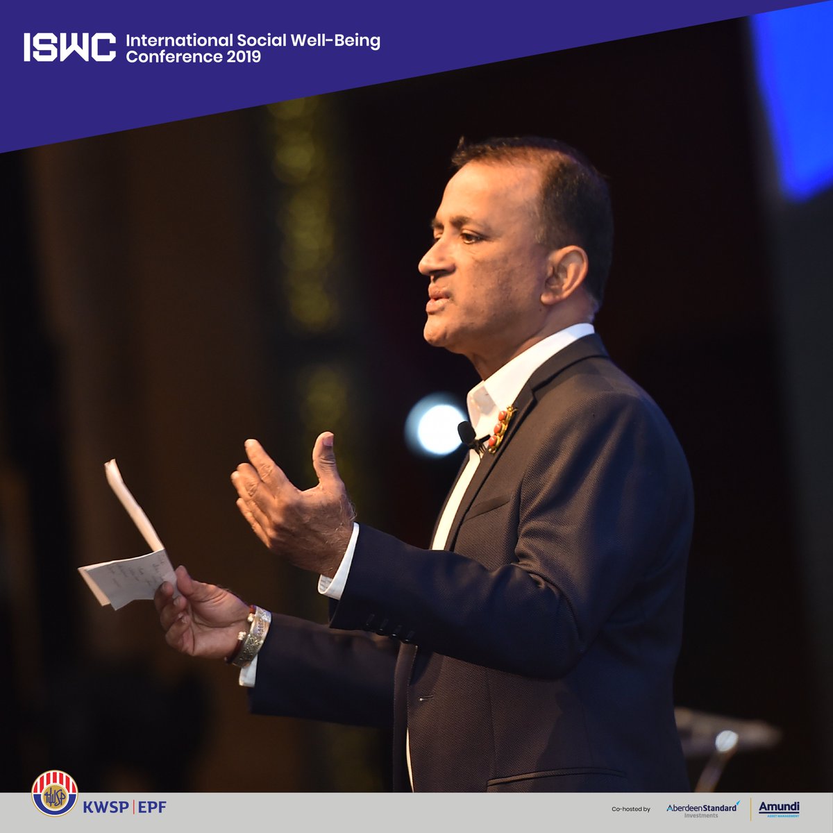 KWSPMalaysia's tweet image. Line up for #ISWC2019 Day 2, Malene Ryhdal, Philipp Kristien Diekhoner and Chandran Nair. The sessions got us thinking about how our actions as a single unit create a ripple of effects to the world around us. 
#SocialWellbeing #ShapingDestiny #SocialSecurity #FinancialLiteracy