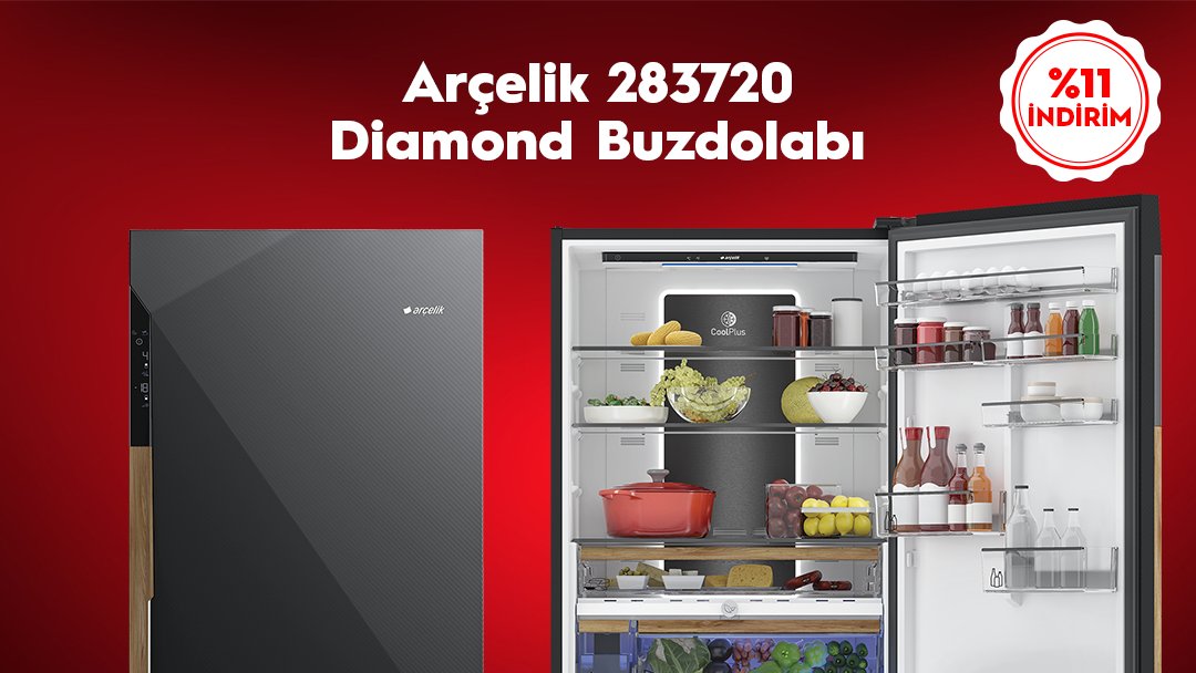 283720 Eb No Frost Buzdolabi Arcelik