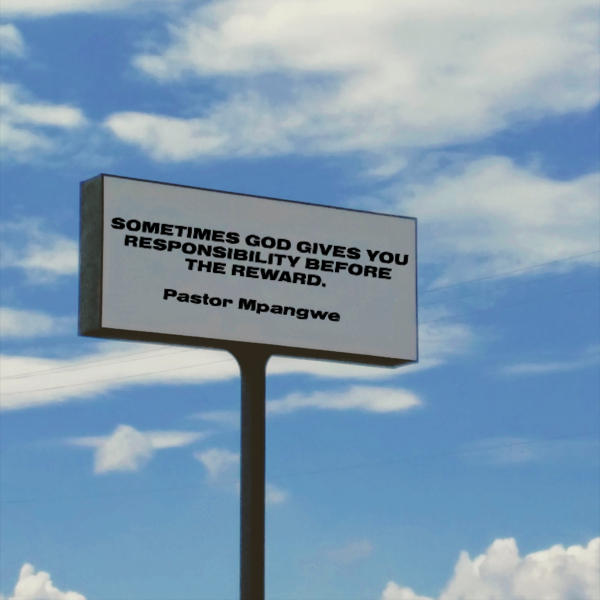 Mpangwe's tweet photo. Sometimes God wants to give you responsibility before reward, because a good steward always proves their responsibility before they are rewarded and can handle what they have been given.
#moneyaintaproblem
Listen to full sermon on link below:
https://t.co/MwVD22TYyI https://t.co/JaB34FnL3f