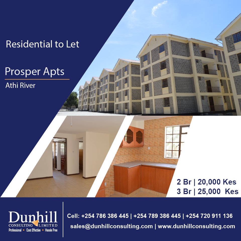 DunhillConsult's tweet photo. PROSPER APARTMENTS | FOR RENT
Athi River

Looking for an affordable yet luxurious apartment away from the hustle and bustle of the city? 

Click here https://t.co/Do6cJi34z2 for more details https://t.co/oiyXAnxRFI