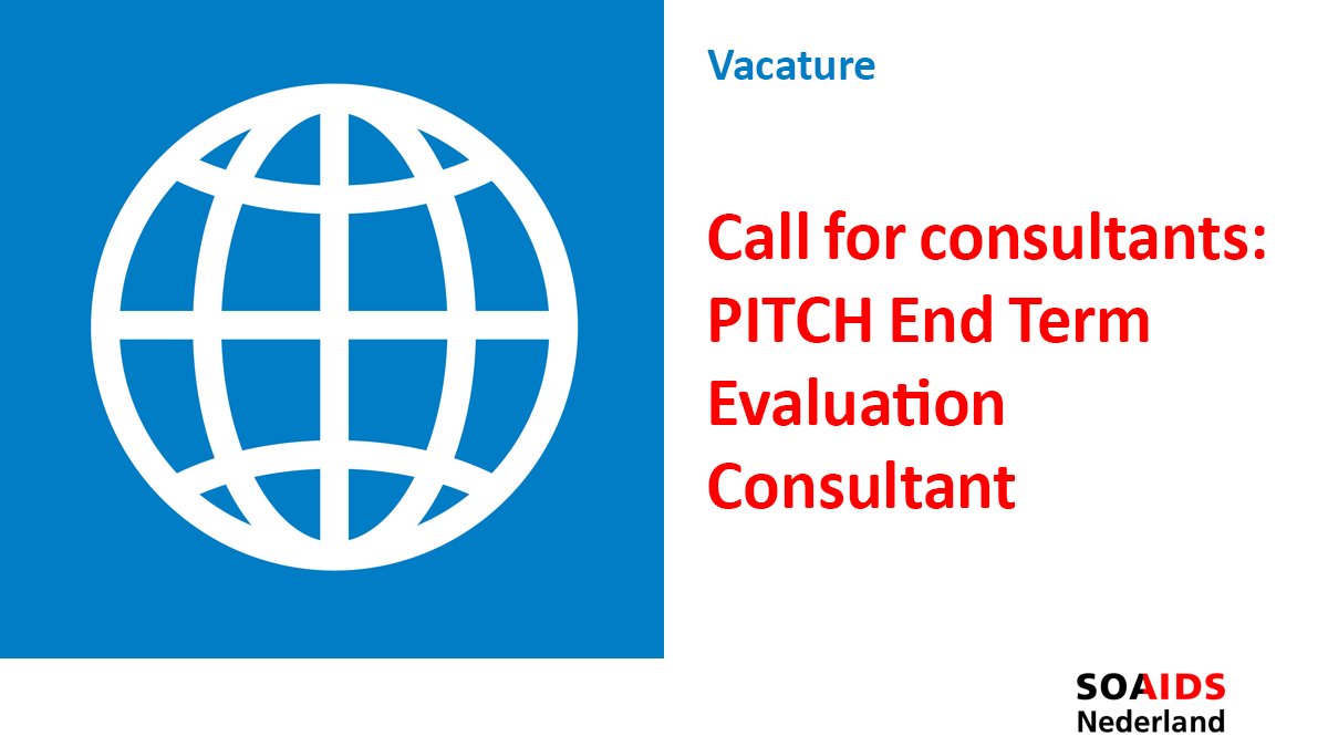 We hebben een call for consultants voor ons internationale programma: PITCH End Term Evaluation Consultant. Reageer uiterlijk 5 december om 12:00 uur via: bit.ly/PITCH_endterm #vacature #internationaalwerk #callforconsultants