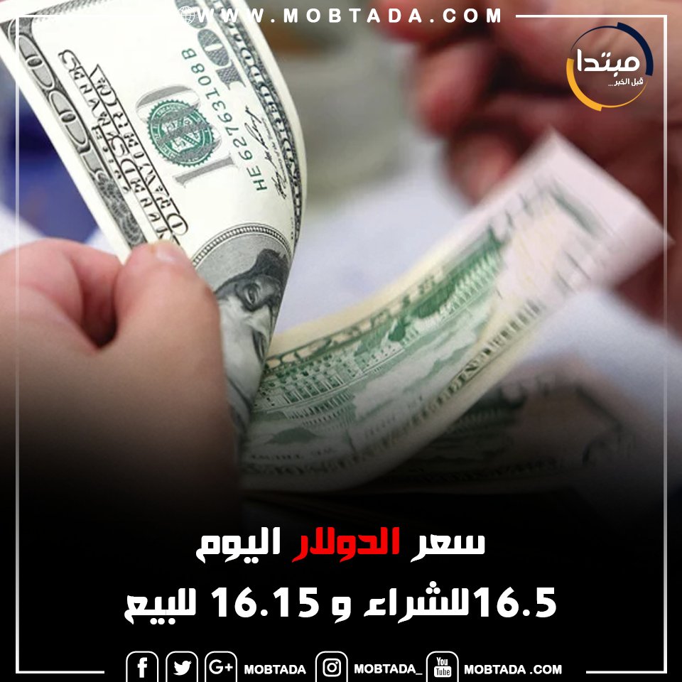 موقع مبتدا تعرف على أسعار الدولار اليوم الجمعة مقابل الجنيه فى