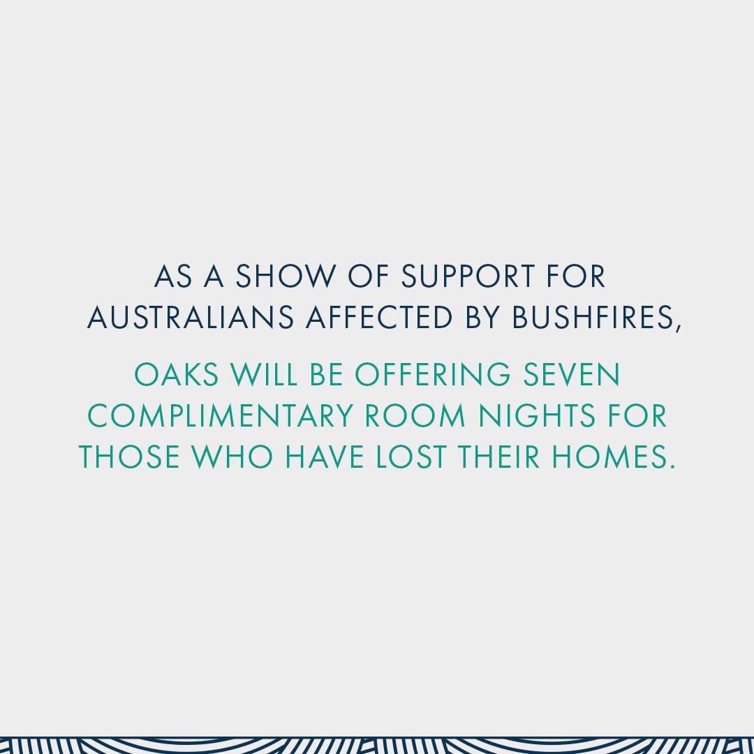 Oaks_MICE's tweet photo. Our hearts go out to all those who have been impacted by this bushfire tragedy.  

For more information, please visit: https://t.co/hsOnv9kM03 https://t.co/VADrL7O9DE