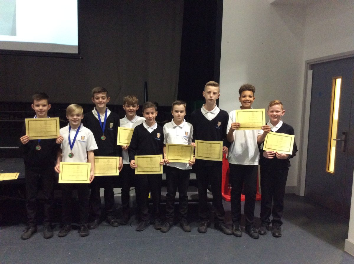 MCS_Pegasus's tweet photo. A fantastic result from Year 7 Athletics Team receiving their certificates and medals from the Afan Nedd Tawe Schools Cross Country relays.  Boys Team 1st and Girls 2nd! Zach also with his medal from the Welsh Inter-Schools Champs. Amazing work guys!!! @MorristonComp  @MCSactive https://t.co/JwQgoV9uCU