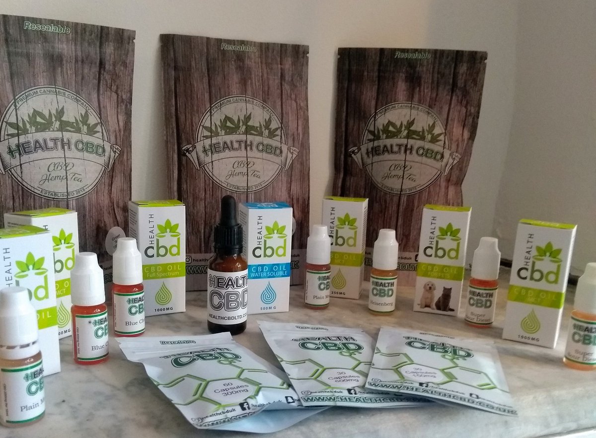 Just in now - the complete range from Health CBD. Oils, vape, Pet CBD, tea, soluble CBD and capsules.

Come in and check out our fab range
