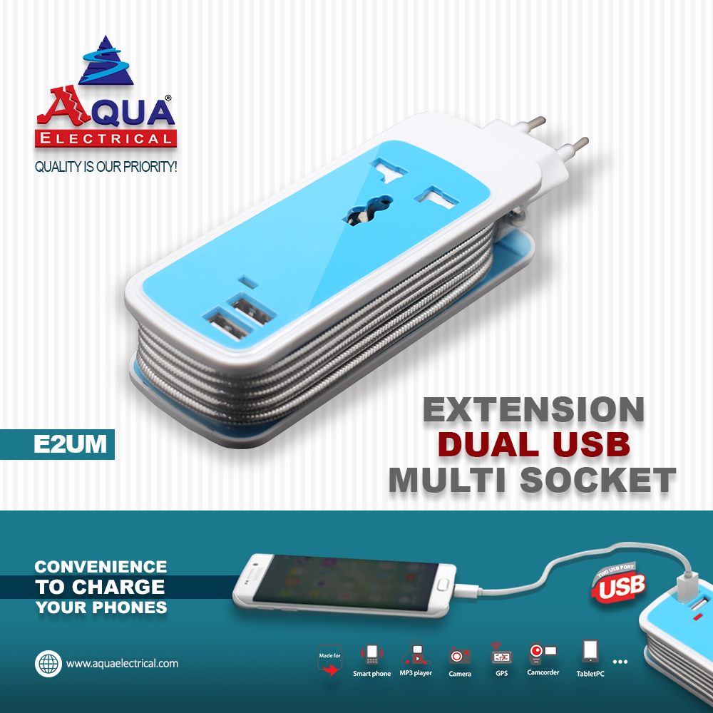 AQUAELECTRICAL's tweet image. Convenience to charge your phone
Extension Dual USB Multi Socket

#AquaElectricals #DualUSB #MultiSocket #ExtensionCord
Shop Now: aquaelectrical.com/Products/exten…