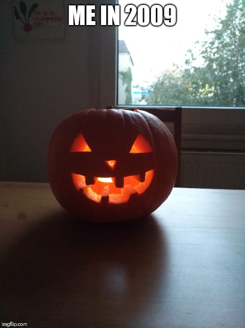Nice enlighted halloween pumpkin.