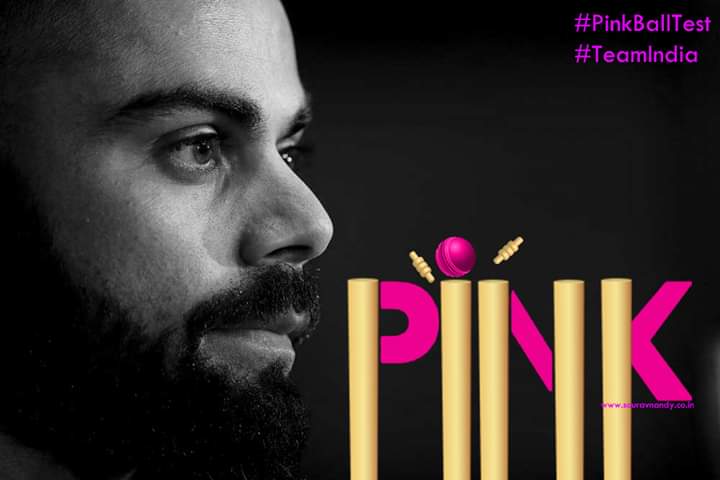 iamsnandy's tweet photo. #PinkBall #PinkBallTest #TeamIndia #ShoojitSircarFilmLogo #inspiration #Pink https://t.co/tWHEmM2IgT