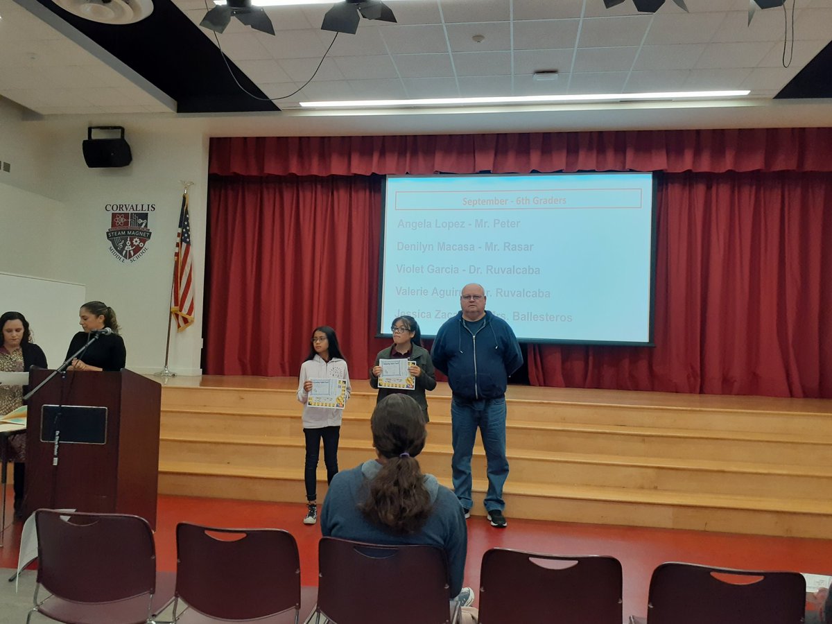 Our September &amp; October Student of the Month recipients.