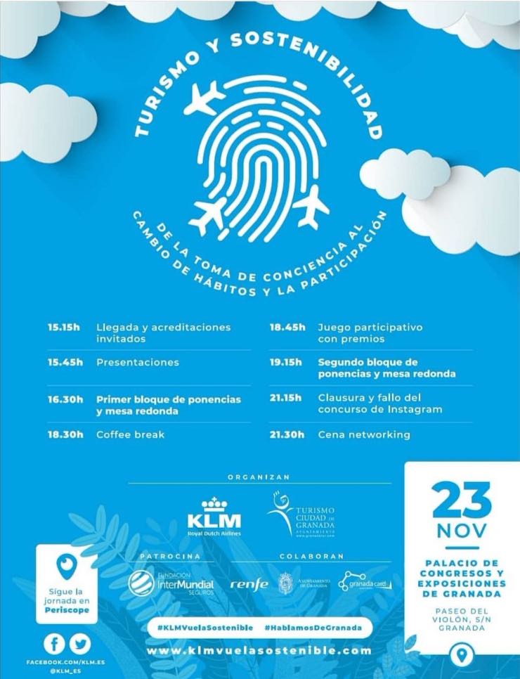Ciceronegranada's tweet photo. Ya queda muy poco para #KLMVuelaSostenible, donde travel bloggers e influencers hablarán de #tusrismosostenible, ¿quieres saber cómo será? #hablemosdegranada
https://t.co/yp6mvMJVqu https://t.co/esI79yRVpS
