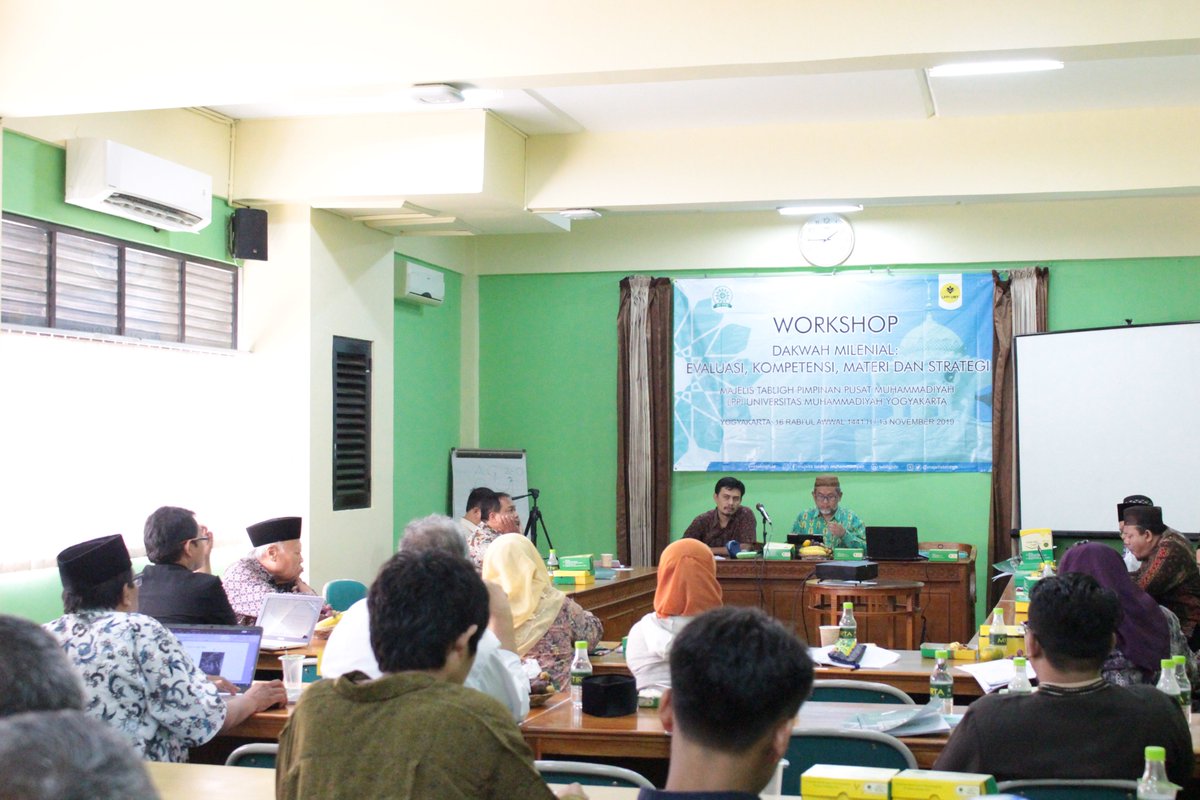 Kajian Konsep Dakwah Milenial bagi Kaum Muda bekerjasama dg Majelis Tabligh PP Muhammadiyah (13/11), materi disampaikan oleh Dr. Syamsul Hidayat dan Fathurrahman Kamal, Lc., M.S.I.