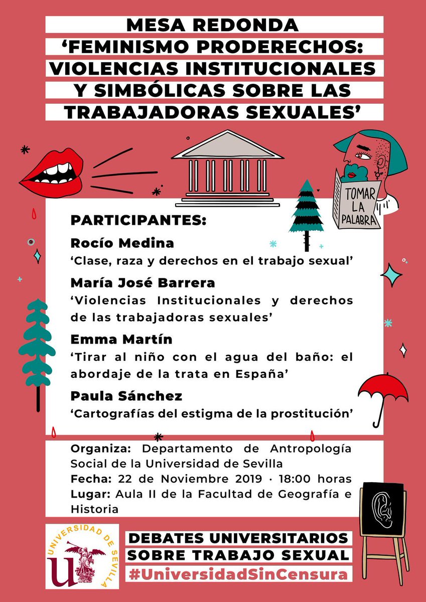 MarijoseBichito's tweet photo. Hoy @FdE_Sevilla nos quieren boicotear las jornadas como ya hicieron en Madrid y Barcelona. Las jornadas se realizaron como pasara con hoy y con las que están por llegar.
Alguna vez habeis visto a esta panda reclarmarles a quien debe la situación de vida de las putas de su ciudad https://t.co/s0RA7xTpyb