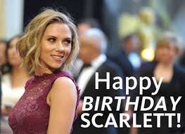 Happy birthday Scarlett Johansson            
