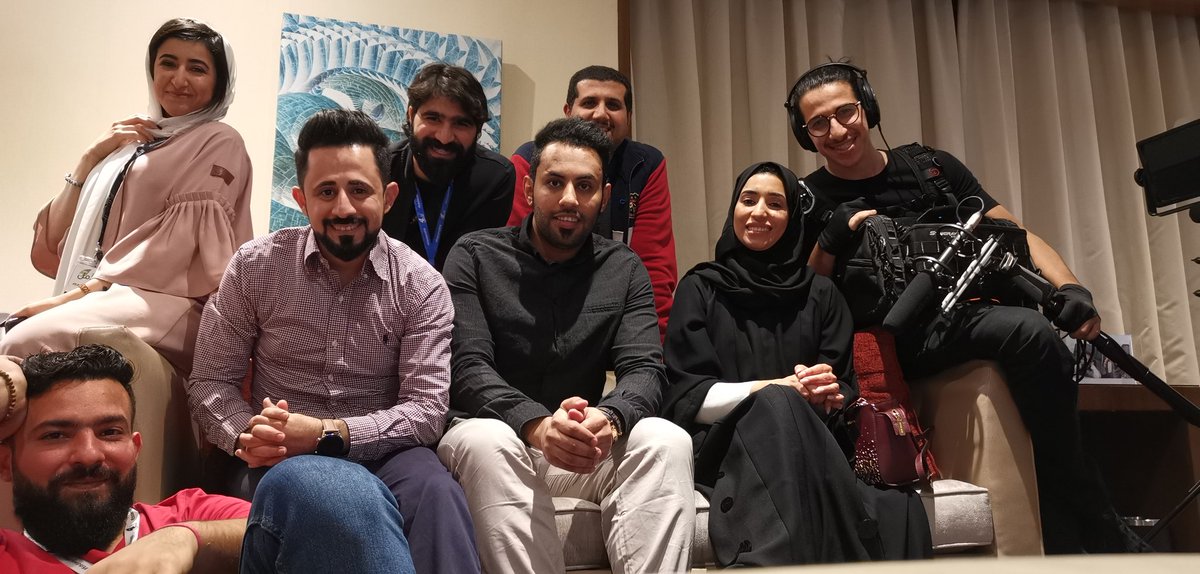 AhmedAlJishi's tweet photo. سعيد جدا ايضا بالتعرف على نخبة من الشباب السعودي 🇸🇦 وبلا استثناء في شتى المجالات من الانتاج و كتاب السيناريو والمخرجين وبكل تاكيد اصدقائي المبدعين في التمثيل
شكرا من القلب
@MBCHope @mbc1
#Edutain2019 https://t.co/RtLffR2Pl1