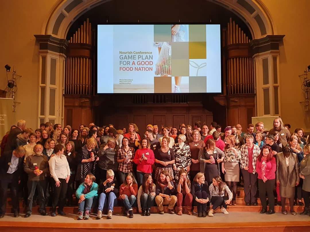 GCFNetwork's tweet photo. Looking forward to another great day at the @nourishscotland conference planning for a #goodfoodnationbill campaign with all these wonderful people!!
#sustainablefoodcities #urbanfarming #marketgardens #localproduce #localfoodeconomy #farmtofork #communitygarden #localveg https://t.co/PYgDDXxHFJ