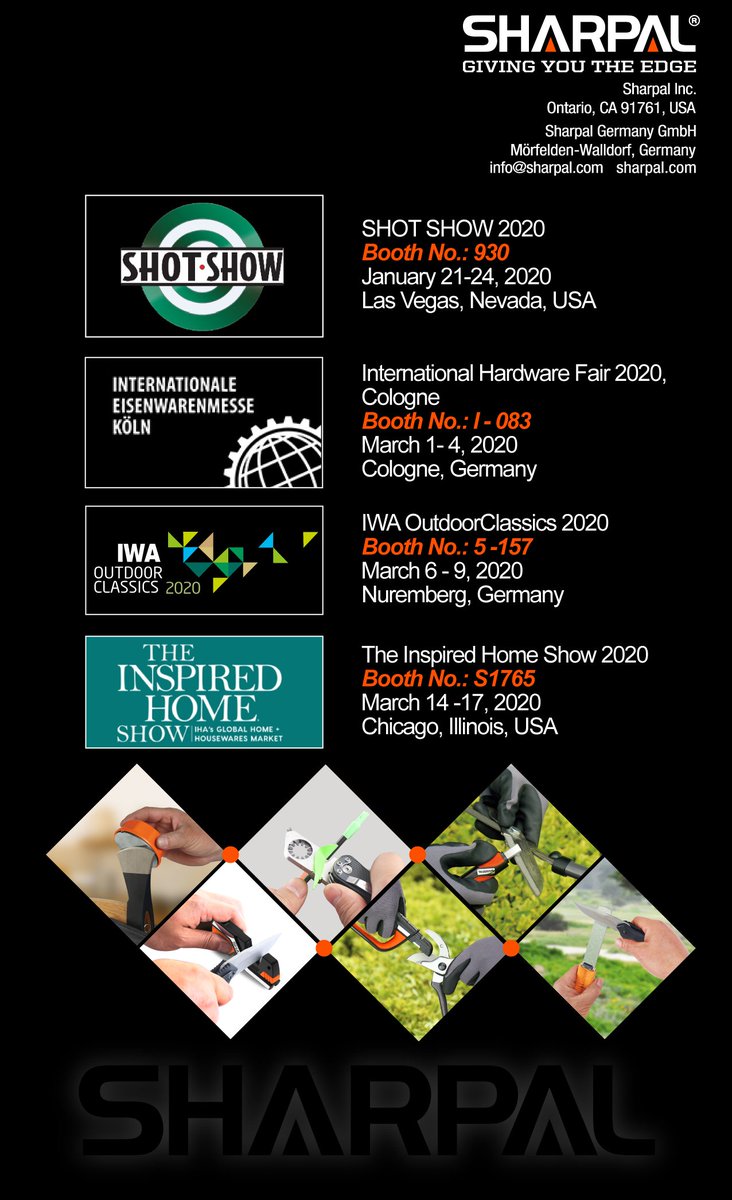 Sharpalcorp's tweet image. Here comes the shows SHARPAL will attend in first quarter 2020. Welcome to stop by our booth🤝