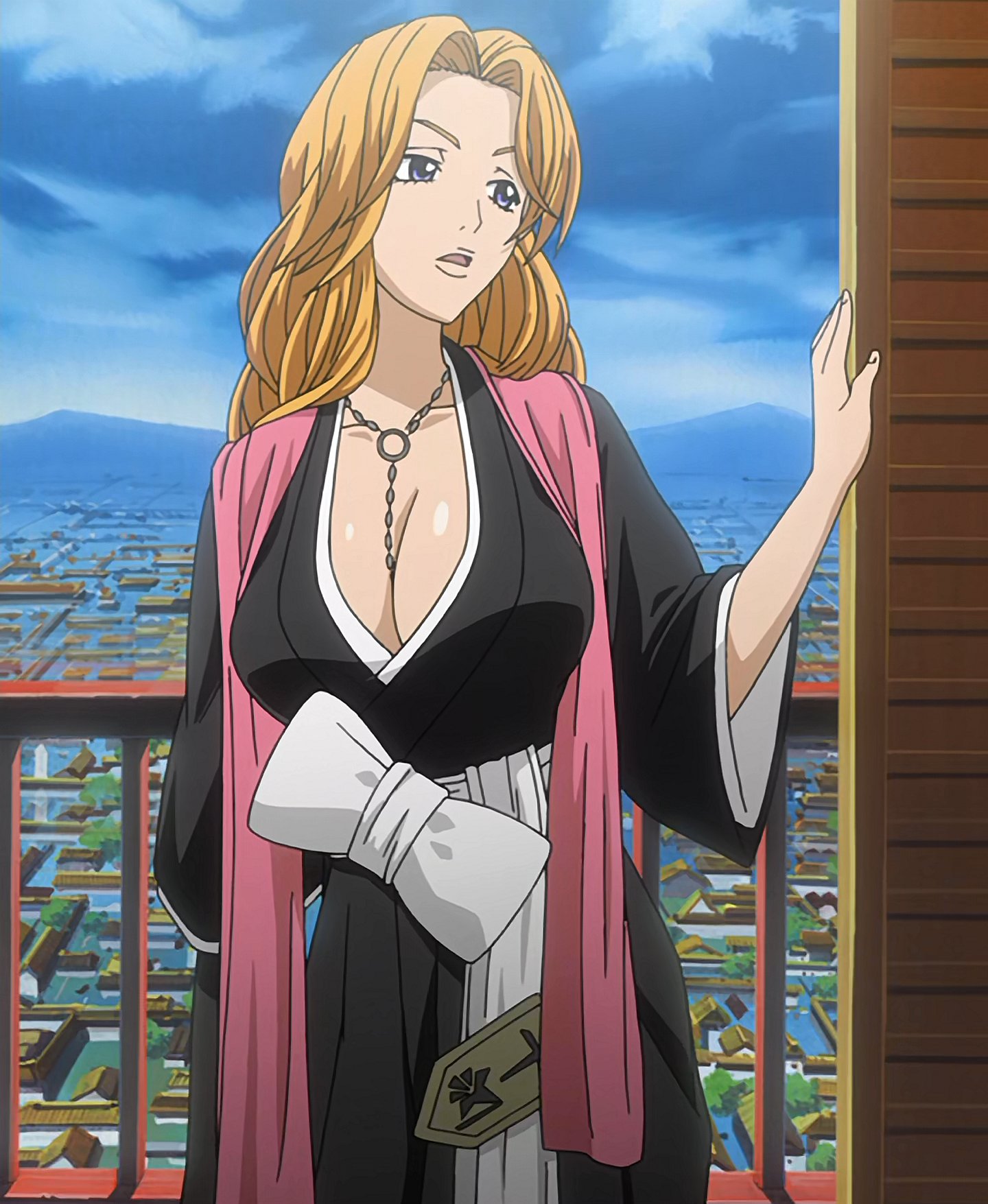 “Screenshots of Rangiku Matsumoto from Bleach. 