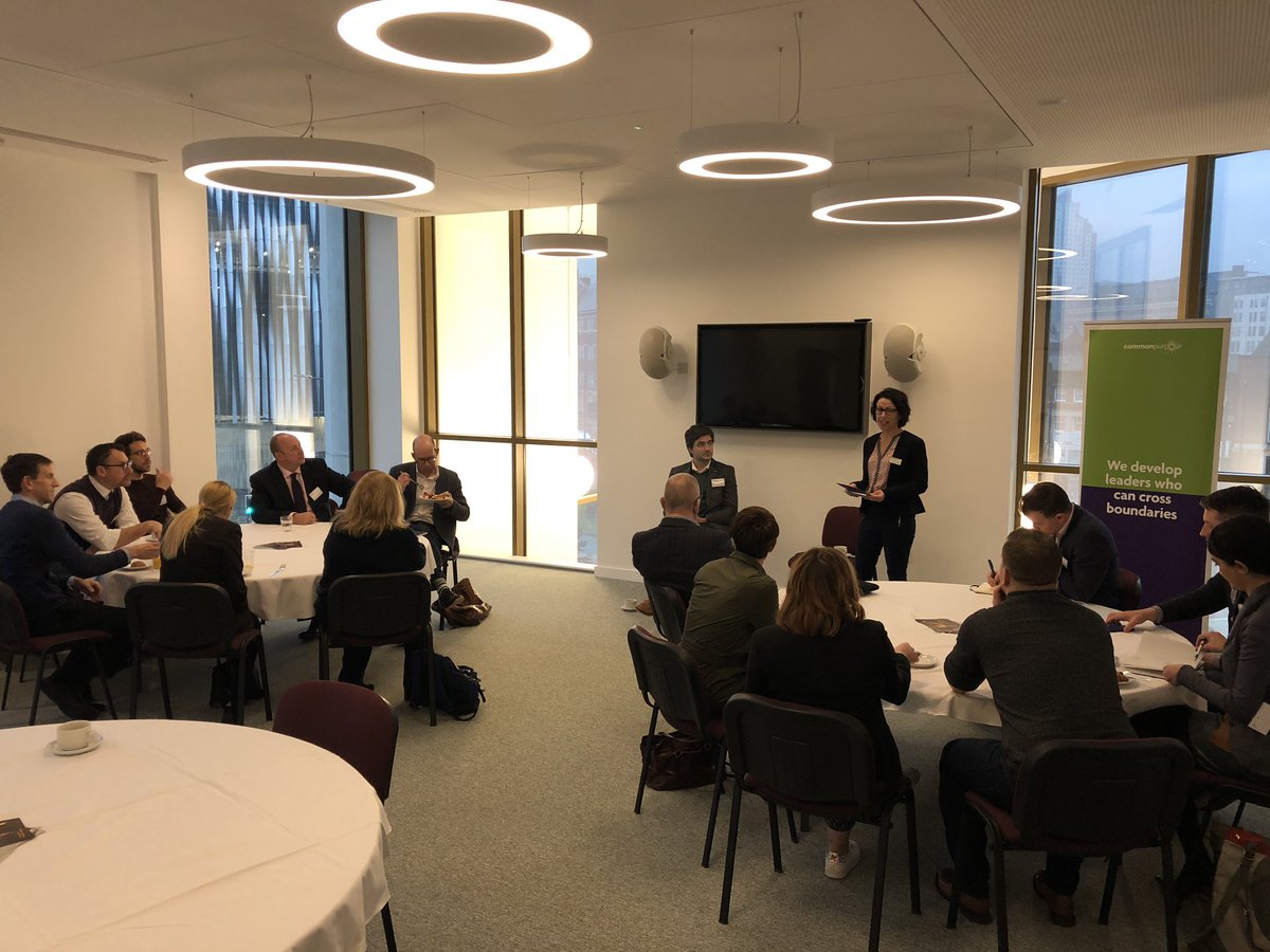 Great to be in the beautiful new City Room at @LeedsPlayhouse for our @CommonPurposeUK business breakfast this morning exploring #crossboundaryleadership #InclusiveLeadership #Leeds