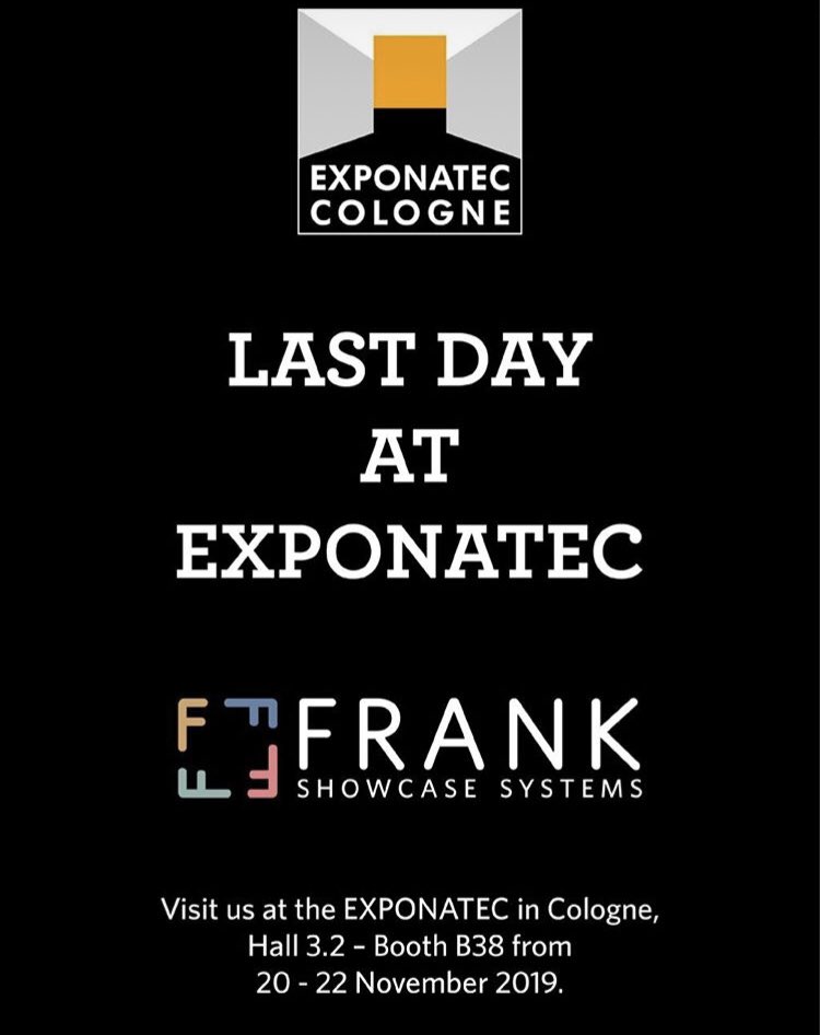 frankeurope's tweet image. meet FRANK @ &amp;gt;B-038&amp;lt; #EXPONATEC #showcases #frankshowcases #vitrinen #glasshowcases #museum #frankeurope