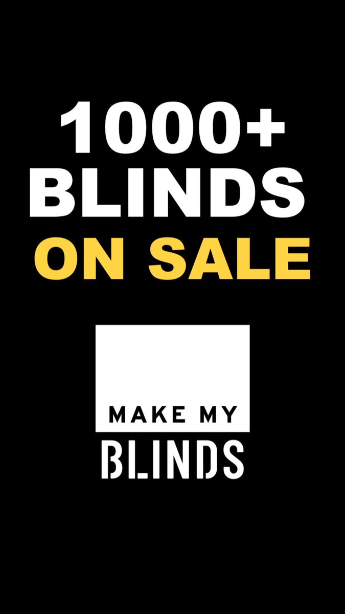 Black Friday has started - EVERY SINGLE BLIND had been discounted 😀