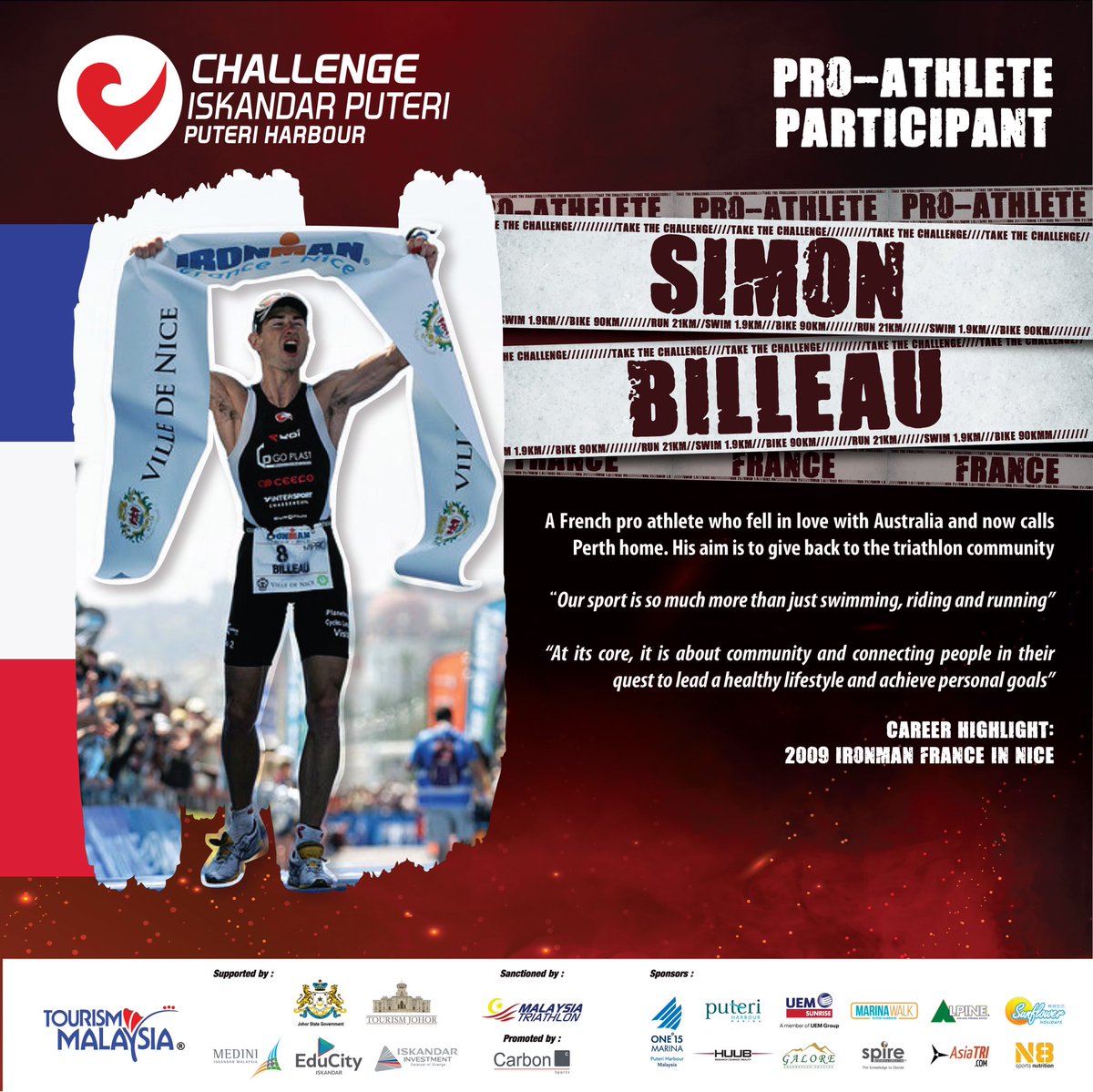 habsukan's tweet image. Kenali atlet-atlet profesional yang akan turut serta di dalam Challenge Iskandar Puteri pada 24 November 2019 ini!

Jangan lupa untuk datang ke Puteri Harbour Marina, Iskandar Puteri dan berikan sokongan anda! 

#ipactive #challangeiskandarputeri