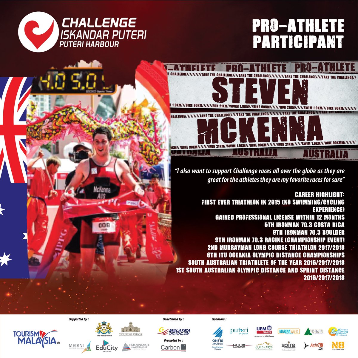 habsukan's tweet image. Kenali atlet-atlet profesional yang akan turut serta di dalam Challenge Iskandar Puteri pada 24 November 2019 ini!

Jangan lupa untuk datang ke Puteri Harbour Marina, Iskandar Puteri dan berikan sokongan anda! 

#ipactive #challangeiskandarputeri