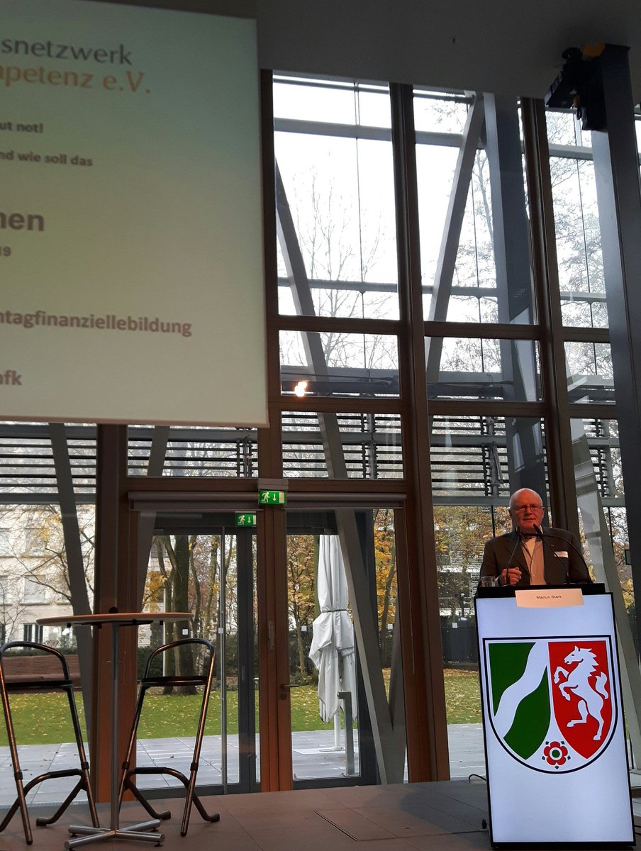 "Finanzkompetenz ist eine Schlüsselkompetenz für soziale Teilhabe" 
Marius Stark eröffnet den
#fachtagfinanziellebildung in <a href="/NRW_in_Berlin/">NRW-Landesvertretung</a>
#pnfk