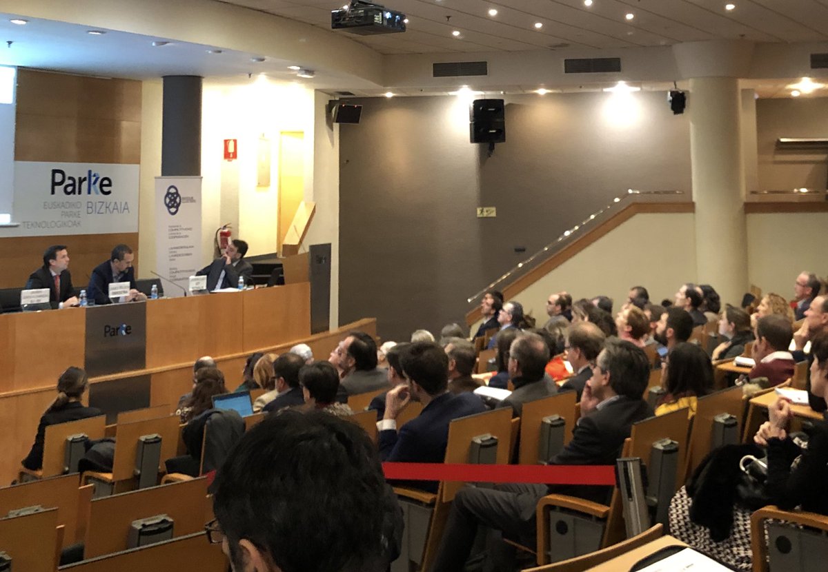 On the new dynamics of #collaboration and #technology and how #clusters play a main role, today at #BasqueClusterDay2019 with <a href="/meret_nielsen/">Merete D. Nielsen</a> (video) bringing global perspectives from <a href="/tcinetwork/">TCI Network</a> and great dialogue w <a href="/jamierwilson/">James Wilson</a> and JosebaLaka <a href="/tecnalia/">TECNALIA</a> thanks to <a href="/grupospri/">Grupo SPRI</a>