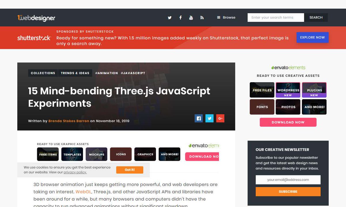 Devcide1's tweet image. 15 Mind-bending Three.js JavaScript Experiments
#cx20 #vcomics #browseranimation #mindbendingjavascriptexperiments #zadvorsky #development
via 1stwebdesigner.com
☛ amp.gs/sSDM