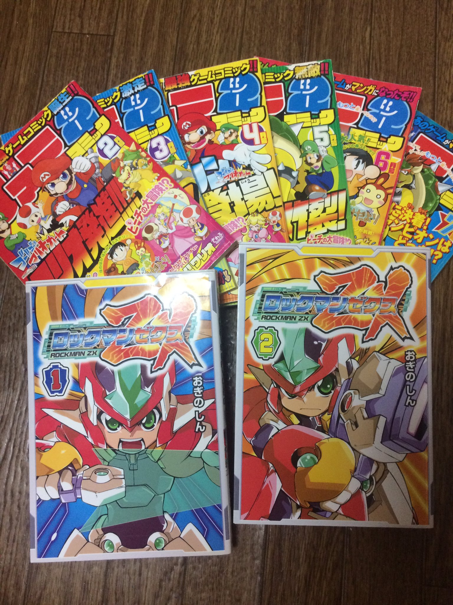 ホームズ おぎのしん先生の ゴー ゴー マリオカート ですね 短いながらもキッチリ纏まっている快作でした マリオカート完結後に始まったロックマンゼクスは単行本化されてるんですが 画像は再掲