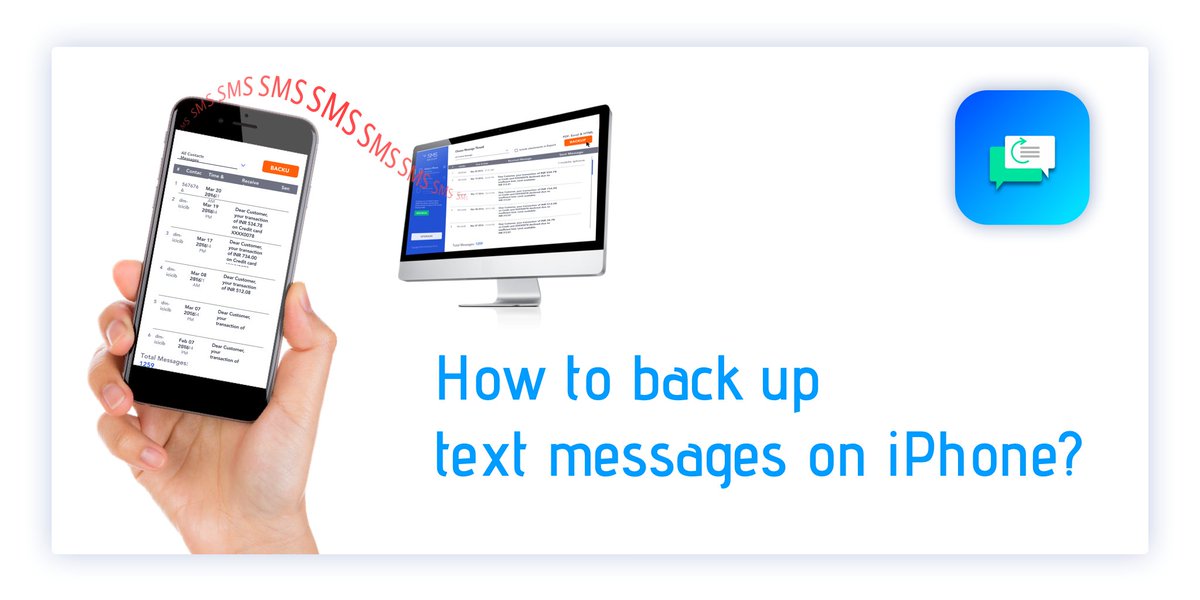 is there an sms backup app for iphone