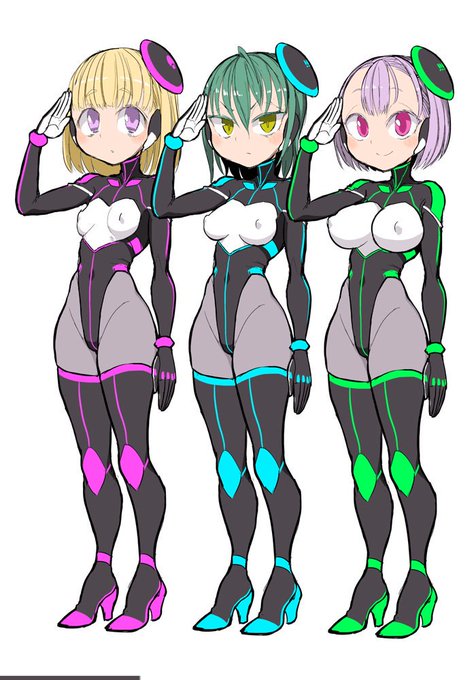 サイバー魔法少女シリーズ ウィッチ研究機関『アイギス』に所属する量産型モブウィッチ モブなので名前はない(所属番号で呼ばれる) 階級(と能力)が低いため単独行動が許可されておらず、数人でチームを組んで行動する なお基本的にやられ役なので秒で肉片と化して死ぬ 