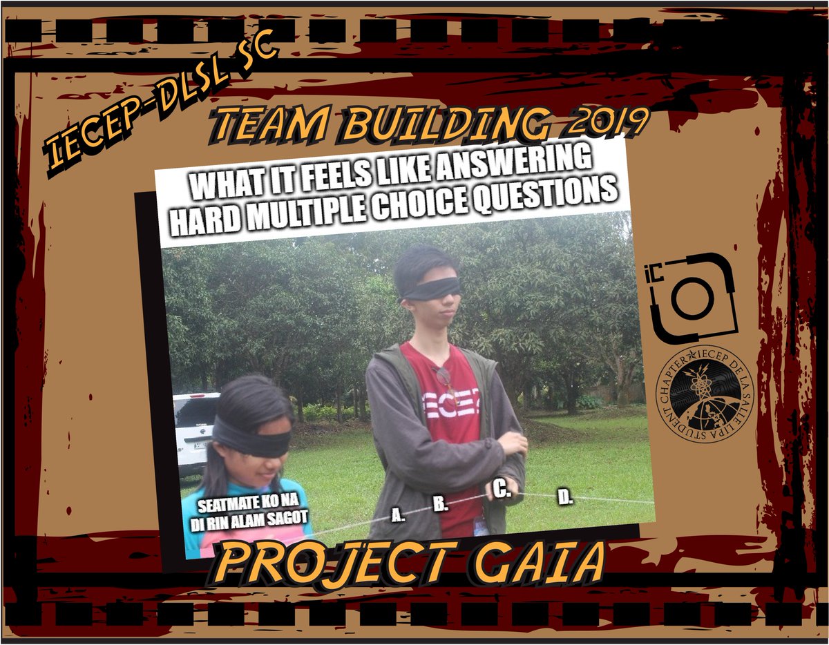 iecepdlslsc's tweet photo. Kung panghuhula lang ang talento mo, kaya mo bang hulaan kagrupo mo sa teambuilding? Malapit na malapit na!🤔

#AnimoIECEP
#AnimoECE
#ProjectGaia
Ad Maiora🌟 https://t.co/7PGKzQMq1H