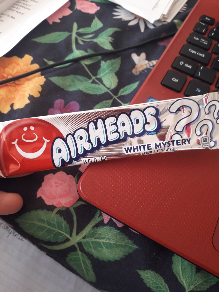 letterboxcat's tweet photo. 'White mystery' flavour of airheads left me feeling a bit off https://t.co/nMOdXDsyct