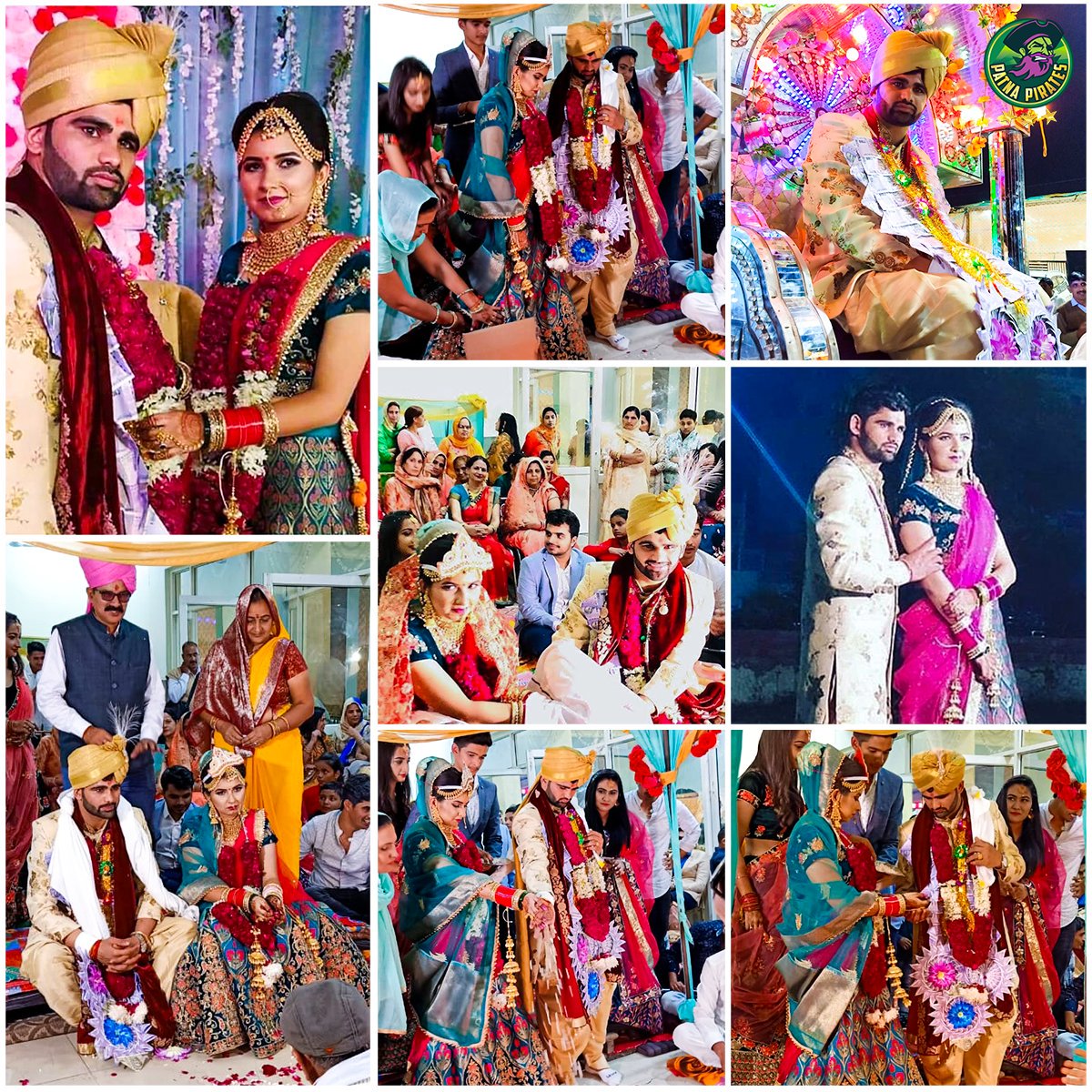 PatnaPirates's tweet image. Pardeep ❤ Swati!

Congratulations to our all-time favourite, Pardeep Narwal on getting married! 💞

We wish you all the happiness and lots of love in the new chapter of your life 💚
