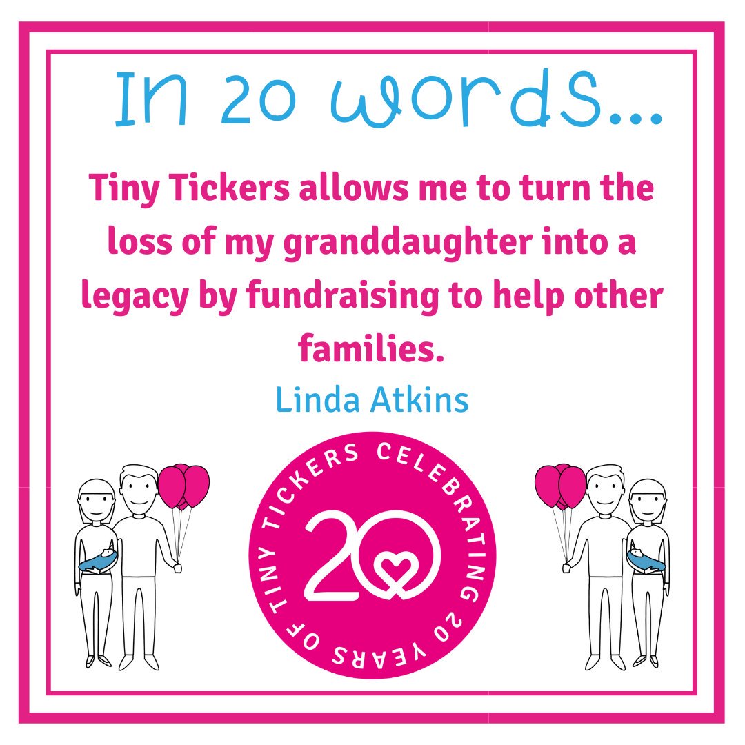 tinytickers's tweet photo. .@EllCeeAy, one of our amazing fundraisers and regular donors, shares what Tiny Tickers means to her in 20 words.

During our 20th birthday year, we'd love to know what Tiny Tickers means to you too! 

#tinytickersis20 #chd #chdawareness https://t.co/ho64lyt06W
