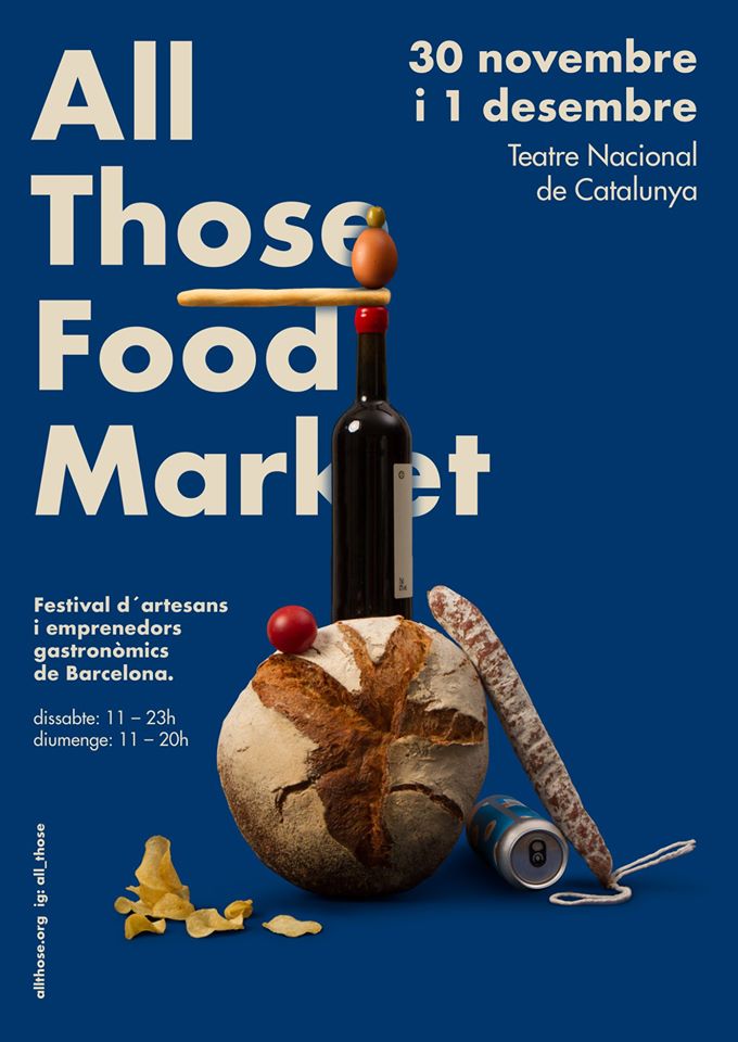 El cap de setmana del 30 de novembre i 1 de desembre tens una cita al <a href="/teatrenacional/">TNC</a> #Barcelona, amb una nova edició de l'All Thos Food Market! 😋🍺🍷🥪
Vine i gaudeix de les propostes en #gastronomia i #artesania! 😉

<a href="/allthoseAT/">All Those</a> <a href="/SomGastronomia/">Som Gastronomia</a>