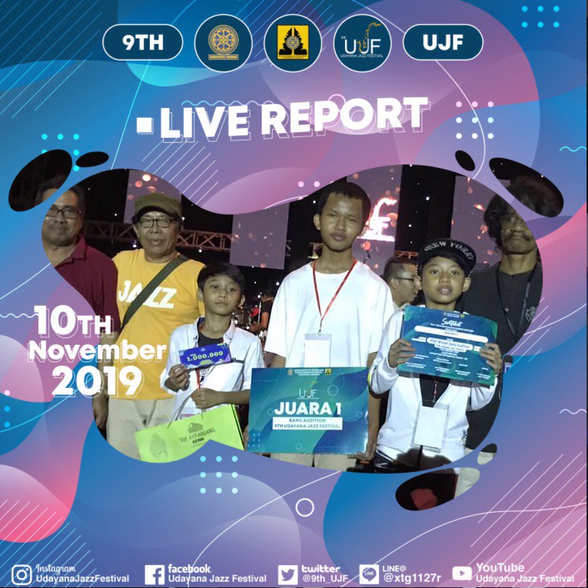 [Live Report Band Winner Audition #1]

Congratulation to "PASUPATI" for such achievement, being 1st place in Udayana Jazz Festival Band Audition! 
You guys are amazing!