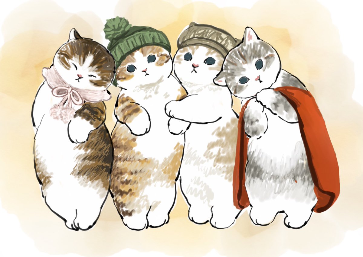 「寒い…あっためてください(まとめ) 」|ぢゅの🐈のイラスト