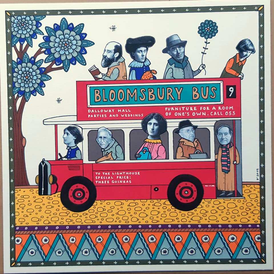 Bloomsbury kurbits #illustrations #graphicart #drawing #kurbits #bloomsburygroup #virginiawoolf