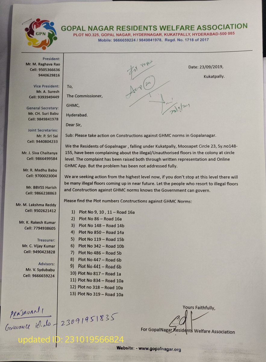 LetsDoitforbet1's tweet photo. @CCP_GHMC @KTRTRS CCP sir ,Complaint is pending with you for 1.5 months now sir, please take action sir...it's pending with Moosapet ACP. Gopalnagar residents are suffering a lot, they can't imagine their future with these illegal strctrs, every day there are more cmg https://t.co/nsq4SB8isA