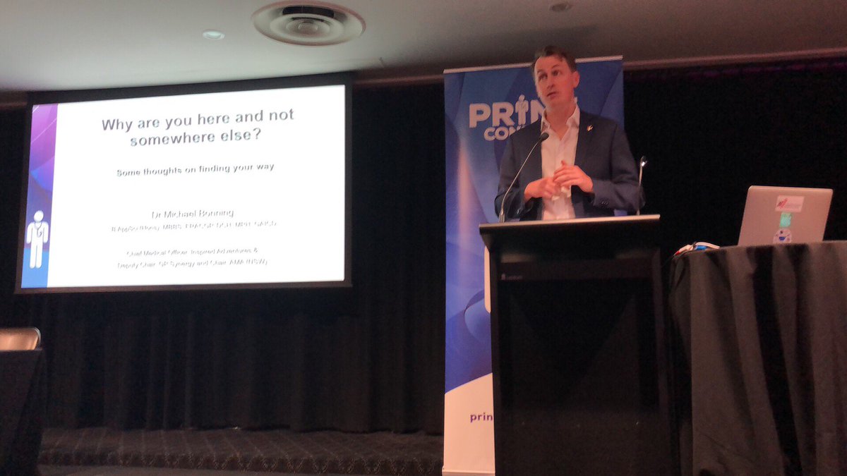 Thank you Dr Michael Bonning for attending Brisbane’s and Sydney’s #PRINT2019 again this year 🙏🏼 #MedEd #WorkReady

What an amazing career with <a href="/RACGP/">RACGP</a> @GPSynergy <a href="/AMA_NSW/">AMA (NSW)</a> <a href="/inspiredadvntrs/">Inspired Adventures</a> @defencejobsaust <a href="/DermaSensor/">DermaSensor, Inc.</a> <a href="/Australian_Navy/">Royal Australian Navy</a> <a href="/beyondblue/">Beyond Blue</a> <a href="/timsenior/">Dr Tim - also say hello on Blue Sky & Mastodon</a> &amp; more! 👏🏽